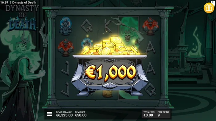 „Dynasty of Death“ – piniginiai prizai ant „Duell Reel“ būgnų
